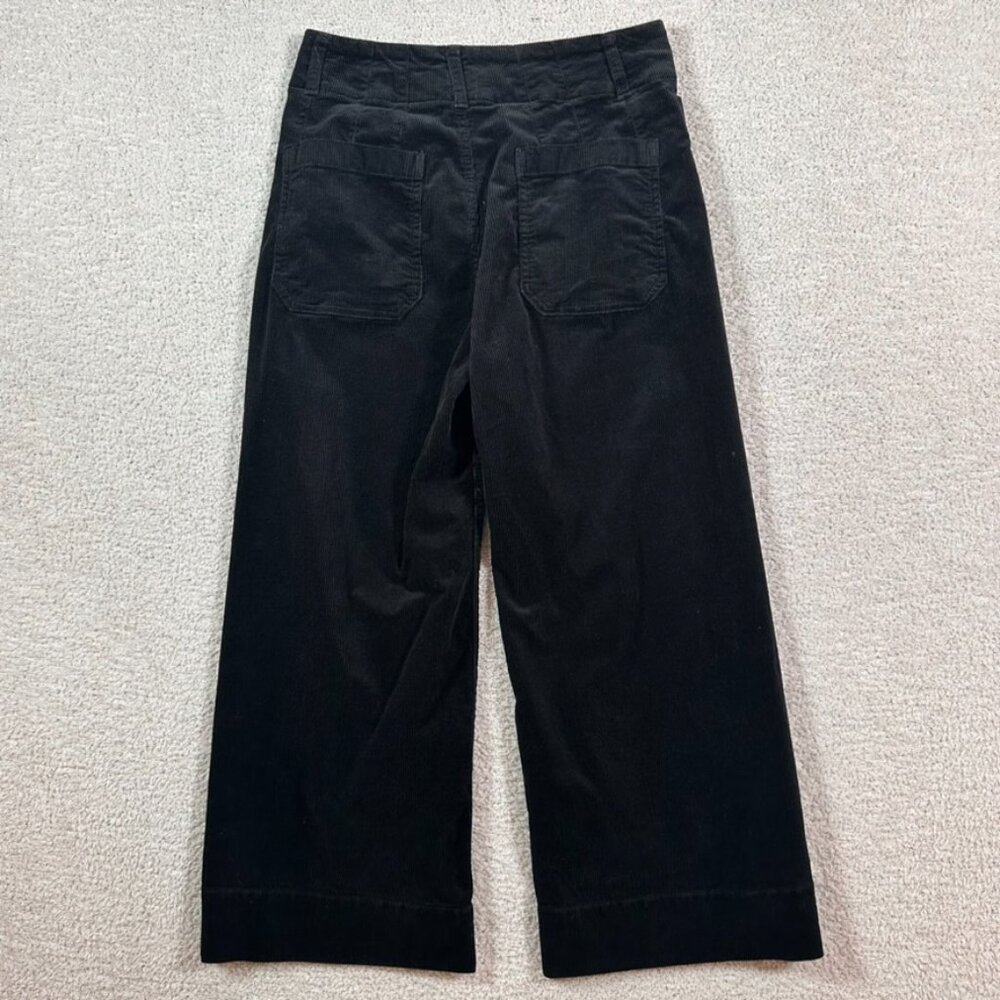 Maeve Black Wide-Leg Pants 27P - Picture 2 of 11